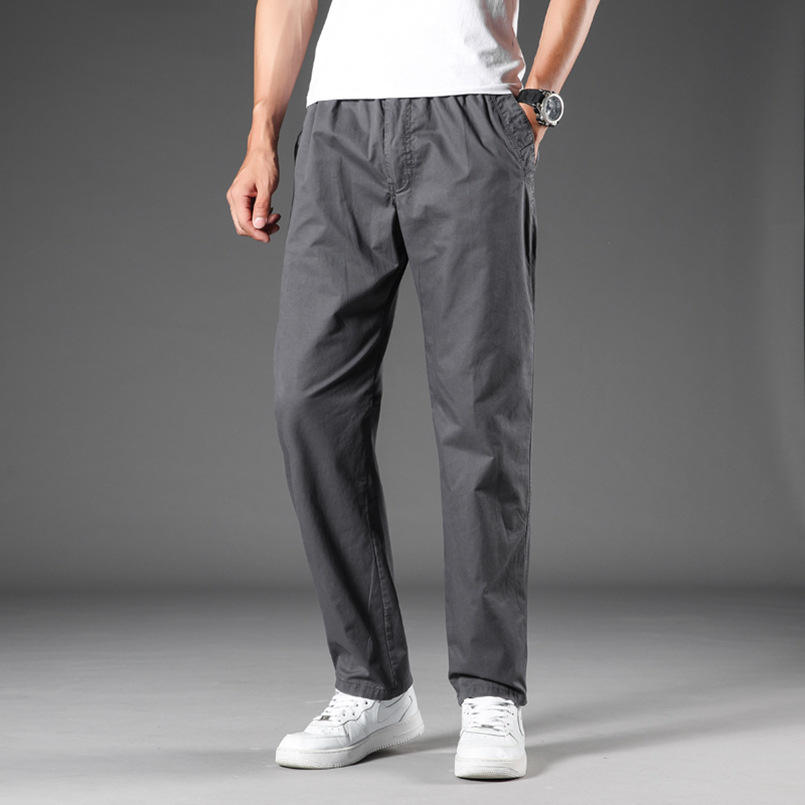 Loose straight men's casual pants men's overalls trousers