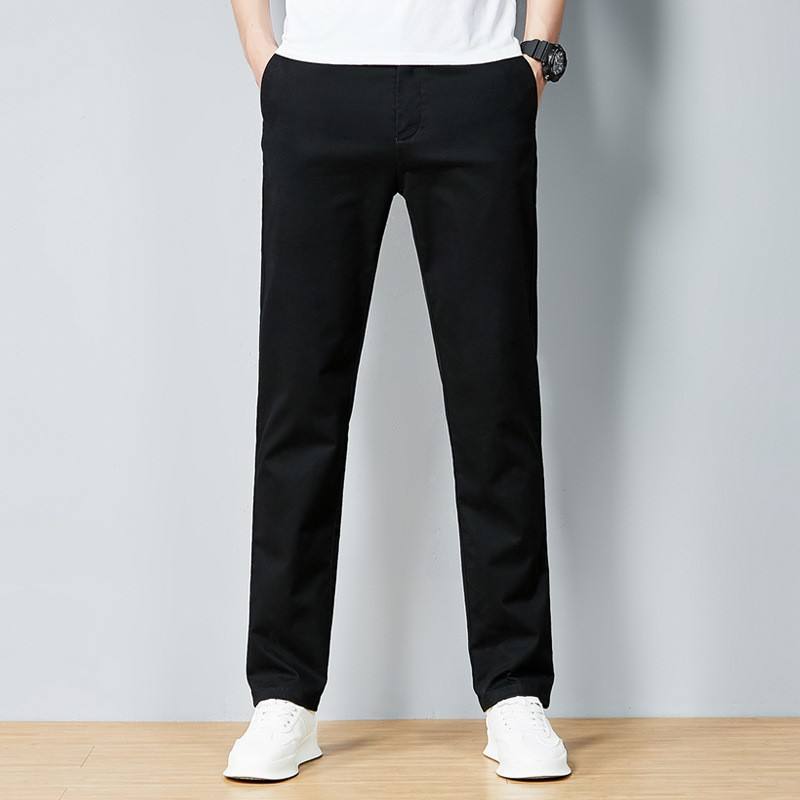 Men's fall 2022 hot selling solid color versatile cotton suit pants support customization