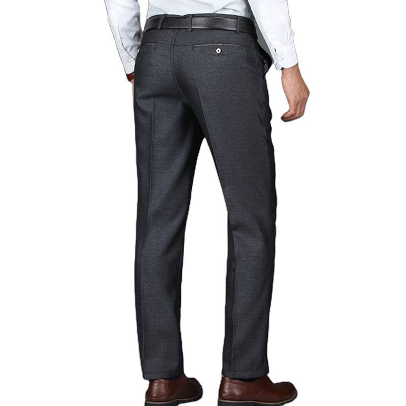 spring and autumn trousers straight business suit pants for men