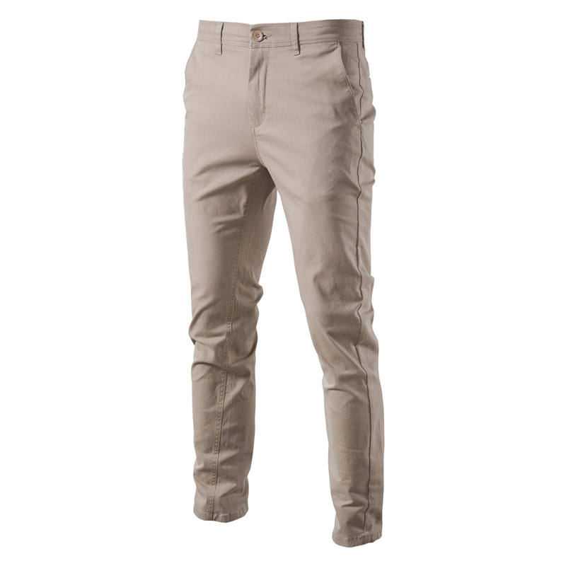 2024 spring new men's casual pants breathable men's Japanese youth business all-match thick trousers