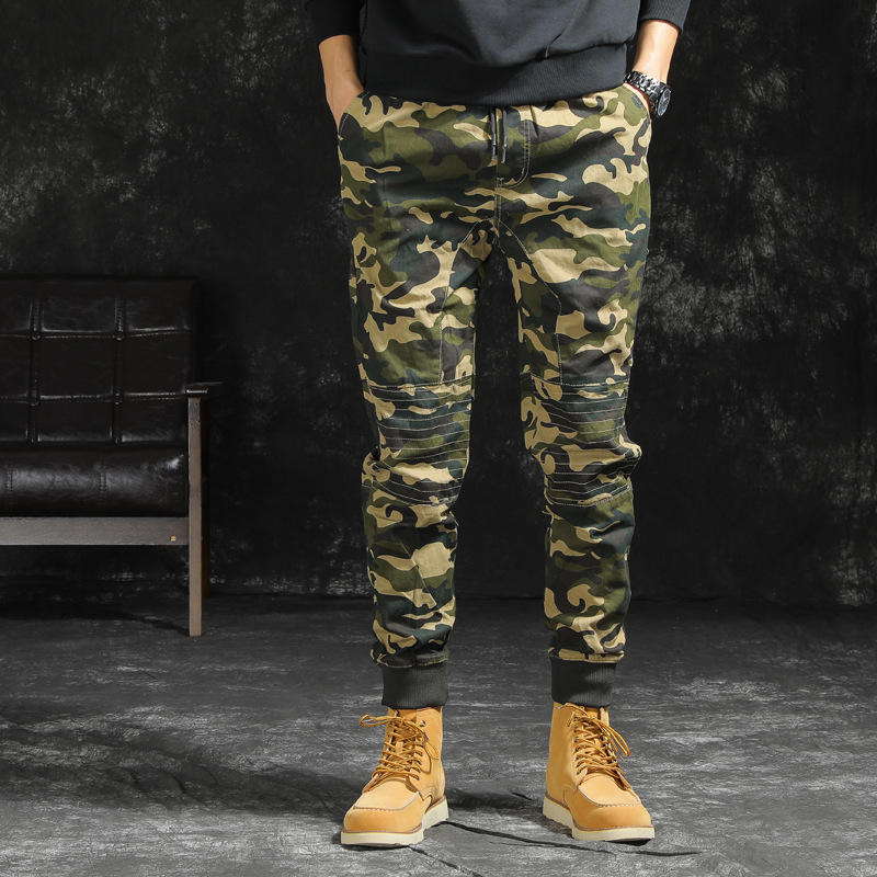 wholesale tactical Camouflage Pants mens trousers cargo pants security Multi-pocket trousers