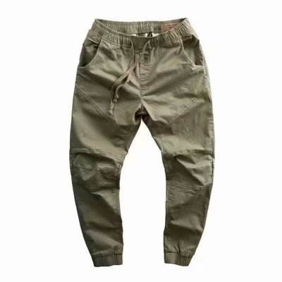 Solid color overalls trousers men's casual pants loose outdoor pants