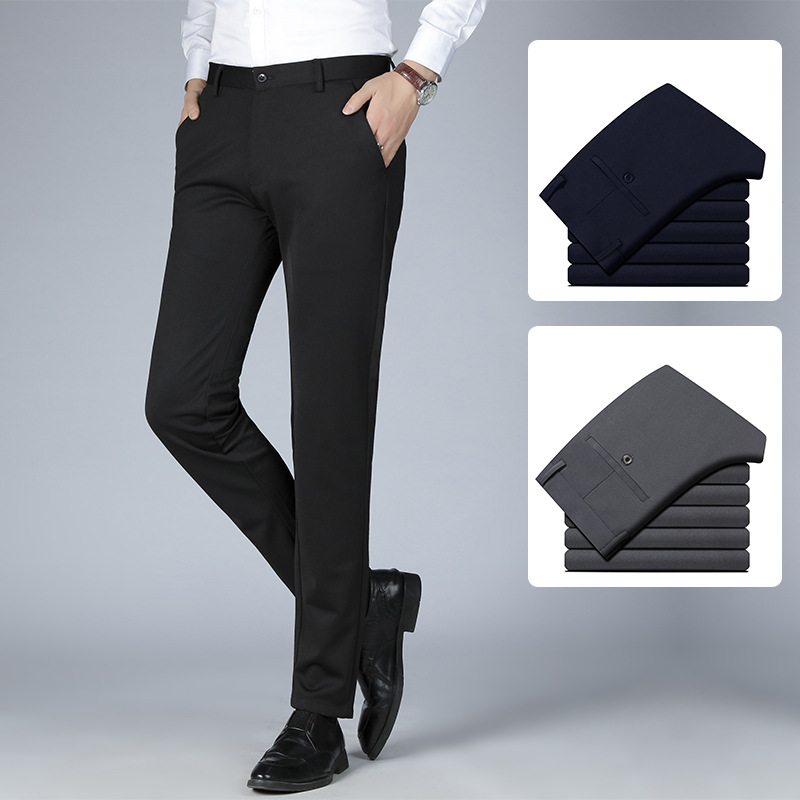 2024 Autumn Winter Mens Formal Pants Trousers Suit Pants