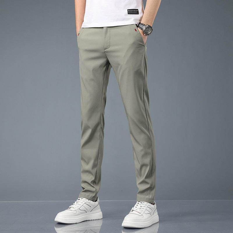 2024 Men's Casual Pants Men's Daily Comfort Pants Men's Elastic Elastic Trousers